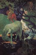 Paul Gauguin Whitehorse painting